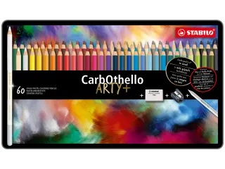 Kleurpotloden STABILO CarbOthello kalkpastel assorti blik à 60 stuks - 2