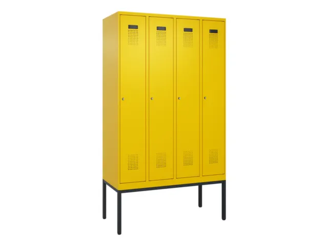 locker voor scheiding van kleding,HxBxD 2120x1200x500mm,4vak