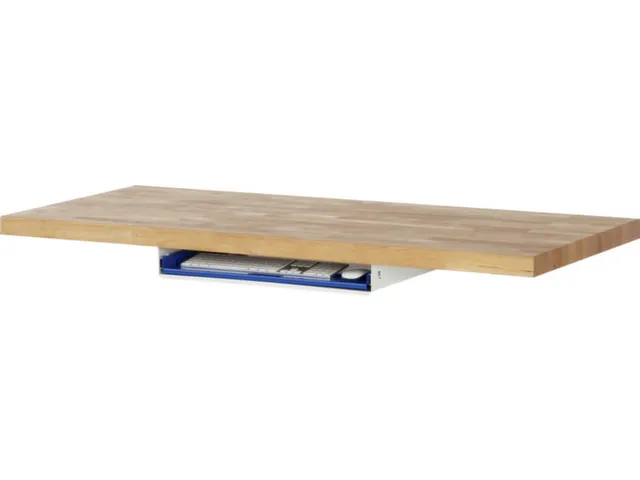 support clavier escamotable,p. établi,HxlxP 85x640x485mm,force 20kg