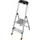 trapladder,eenzijdig,2 XXL treden,balk L 1m,aluminium