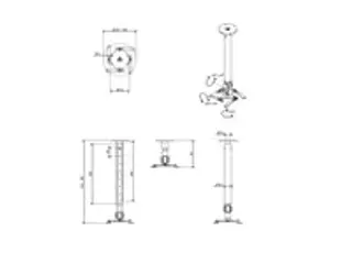 OUTLET ViewMate Style Beamer Plafondbevestiging 582 - 2