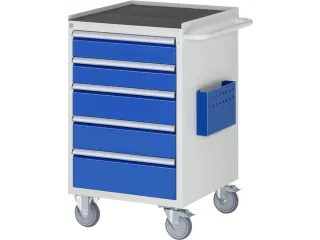 gereedschapswagen 975x580x650mm metaalblad 450kg 5 laden RAL5010 - 2