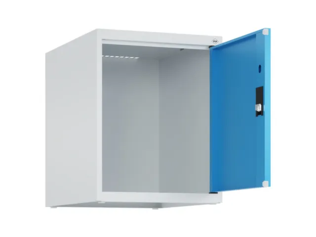 opzetkast,v. locker,1vak.,vak B 400mm,HxBxD 500x400x500mm,vleugeldeur