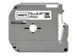 Ruban de lettrage Brother P-Touch M-K231 non laminé 12mm noir sur bla