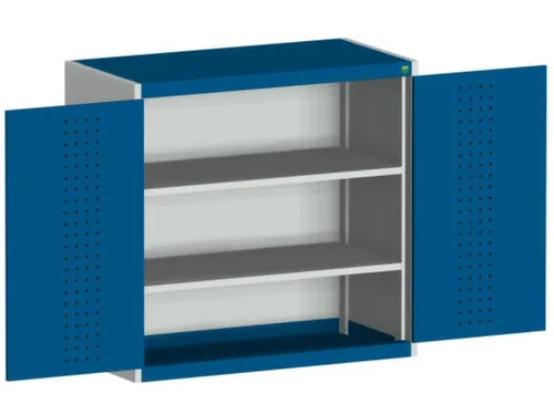 kast met perforaties HxBxD 1000x1050x525mm 2xStalen bodem Ral5010