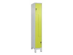 Z-garderobekast,HxBxD 1950x300x500mm,vak B 150/300mm,draaigrendel