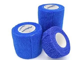 Detectaplast Zelfhechtende snelpleister rol à 7cm x 4,5mtr Blauw - 3