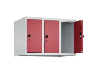 opzetkast,v. locker,3vak.,vak B 250mm,HxBxD 500x750x500mm,vleugeldeur - 2
