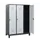 schoollocker,HxBxD 1630x1200x500mm,3vak,vak B 400mm,draaigrendel