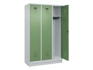 locker,HxBxD 1950x1200x500mm,3vak,vak B 400mm,cil.-slot,sokkel - 2
