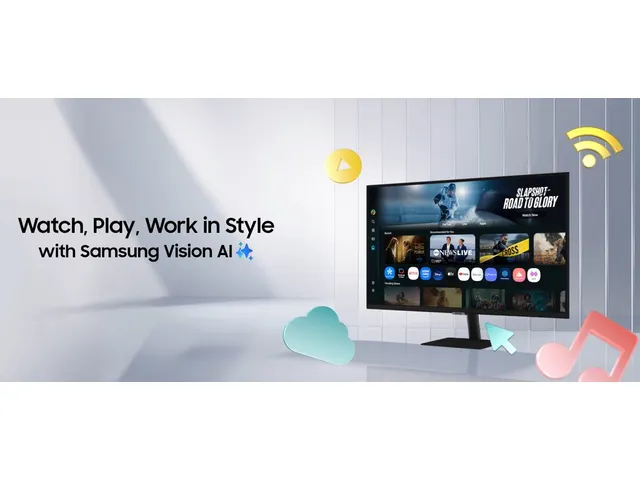 LS32FM702UUXEN 32 inch 4K UHD monitor VA HDR10 USB-C 65W speakers HAS