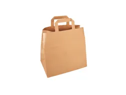 Tas IEZZY kraft papier 32x16x27cm (bxdxh) bruin 250 stuks