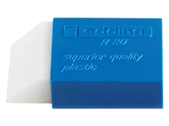 Gum edding R20 45x24x10mm kunststof wit met blauwe houder