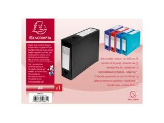 Klasseerdoos PP opaa k rug 80mm zwart - 8