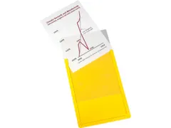 zichtpaneel,DIN A4,staand,geel,achterzijde magnetisch