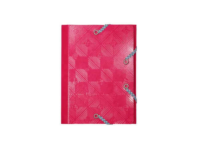 Elastomap 3 Kleppen In Gelamineerd Glanskarton Assorti