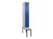 locker voor scheiding van kleding,HxBxD 2120x300x815mm,1vak
