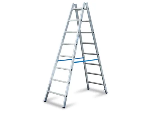 Bokladder Dubbelzijdig Aluminium L 2.35m 2x8sporten