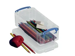 Opbergbox 0,9 Liter 220x100x70mm transparant