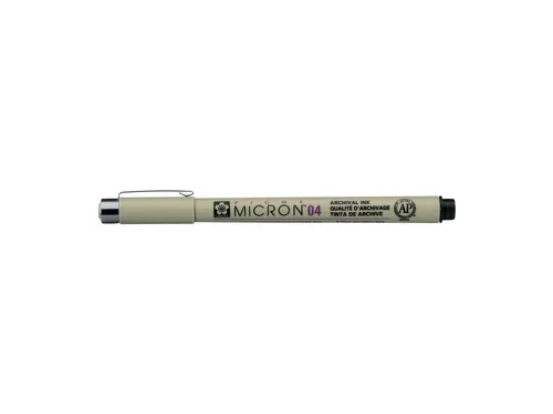 Fineliner Sakura Pigma Micron 04 0.4mm zwart