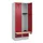 locker met bank,HxBxD 1950x800x815mm,2vak,vak B 400mm,cilinderslot