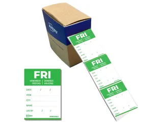 Etiket Avery HACCP vrijdag groen 40x56mm 500 stuks - 4