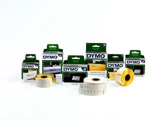 Labeltape Dymo 45013 LabelManager D1 polyester 12mm zwart op wit - 17