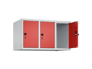 opzetkast,v. locker,3vak.,vak B 300mm,HxBxD 500x900x500mm,vleugeldeur - 2