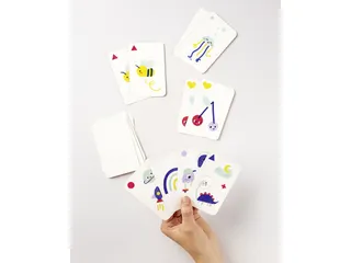 DIY Speelkaarten Folia Blanco 6.5x10cm pak 36 stuks - 2