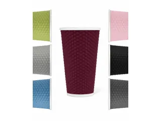 Beker porselein Les Artistes Paris 450ml met siliconen grip Rood - 5