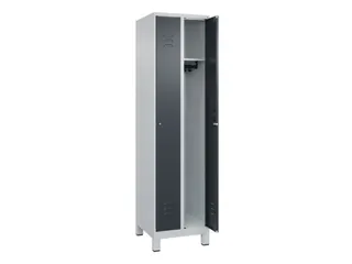 locker,HxBxD 1950x500x500mm,2vak,vak B 250mm,cil.-slot,voeten - 2