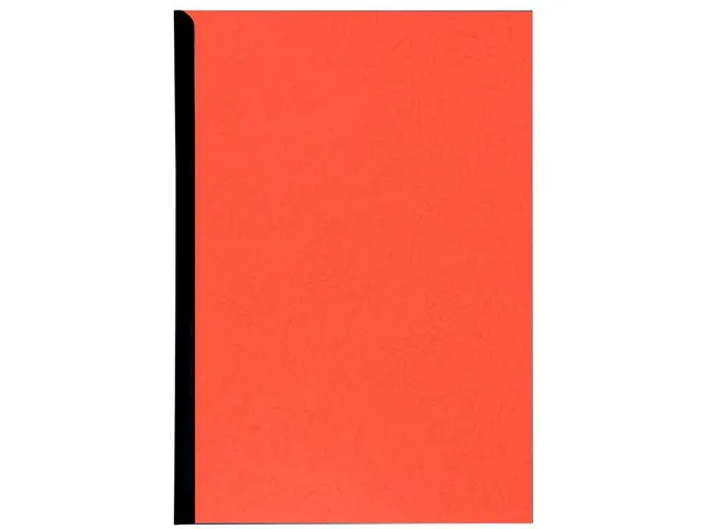 Dekblad A4 Rood Lederlook 250 Grams Pak 100 Stuks