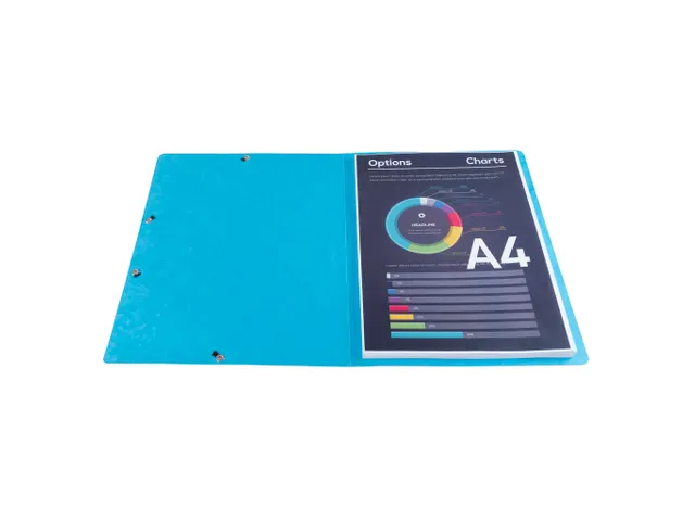 Elastomap glanskarto n 400 z/ klep turkoo