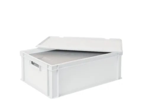 Euronorm-stapelbak,m. isoleerbox,HxLxB 220x600x400mm,44,5/20,4l,HDPE