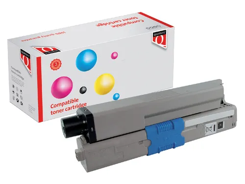 Tonercartridge Quantore alternatief tbv Oki 44973536 zwart