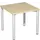 multifunctionele tafel 720x800x800mm vierkant 4-voet Esdoorn RAL9006