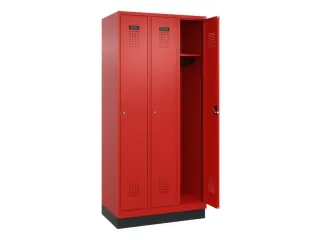 locker,HxBxD 1950x900x500mm,3vak,vak B 300mm,cil.-slot,sokkel - 2