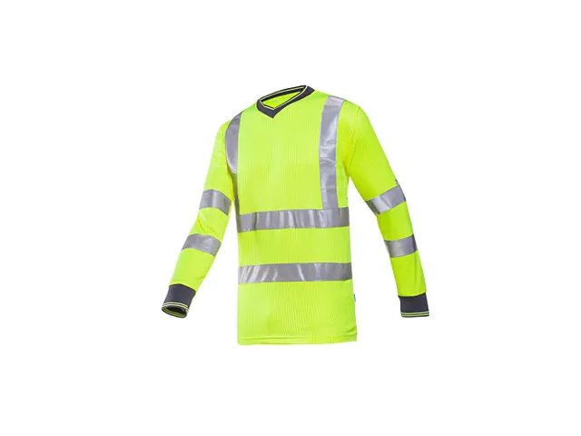 Sioen Bresso hi-viz T-shirt, fluo geel, maat S, per stuk