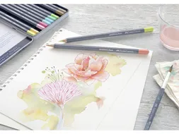 Aquarelpotlood Goldfaber blik a 36st. Pastel + standaard kleuren