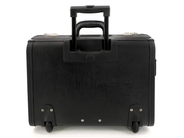 Valise pilote Alassio Silvana noir simili cuir