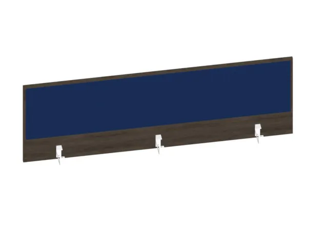 baliepaneel bureau aanbouw achter NV bruin hickory BN6016-blauw 1600mm