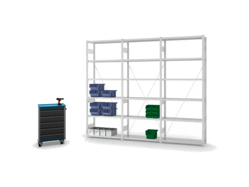 systeemstelling,grondveld,HxBxD 2500x1060x335mm,vakl. 300kg