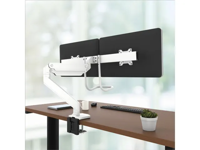 Monitorarm Fellowes Eppa voor 2 Schermen Crossbar wit