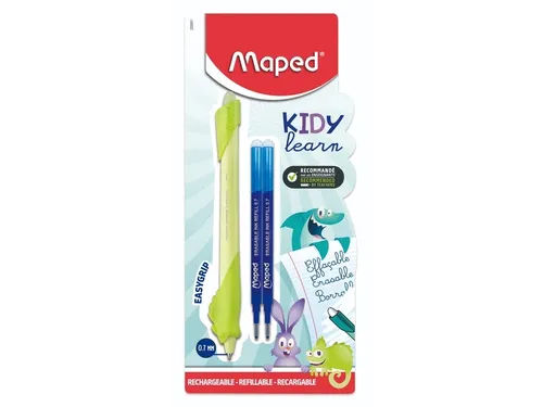Oefenpen Maped Kidy Learn Magic uitwisbaar met 2 vullingen assorti