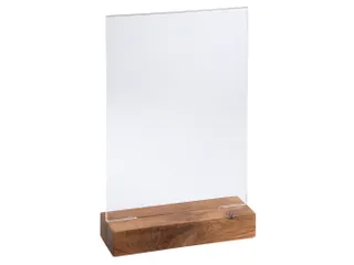 Folderhouder A5 vert icaal houten voet - 7