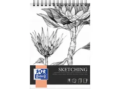 Tekenblok Oxford Sketching A4 50 vel 120 gram spiraal