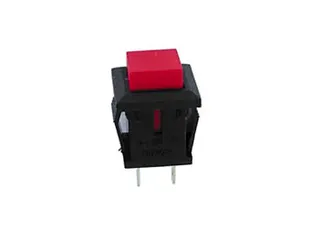 Drukschakelaar Off-(on) Rood 1a 125v - 1