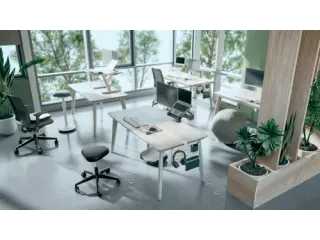 Zitkruk Leitz Ergo met wieltjes en comfortzitting 600x460x600mm zwart - 12