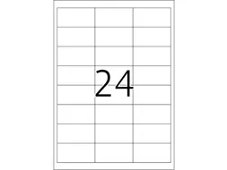 Etiket 66x33.9mm 2400 Stuks