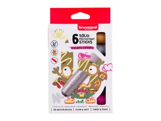 Verfstift Bruynzeel Kids assorti metallic 6 stuks - 1